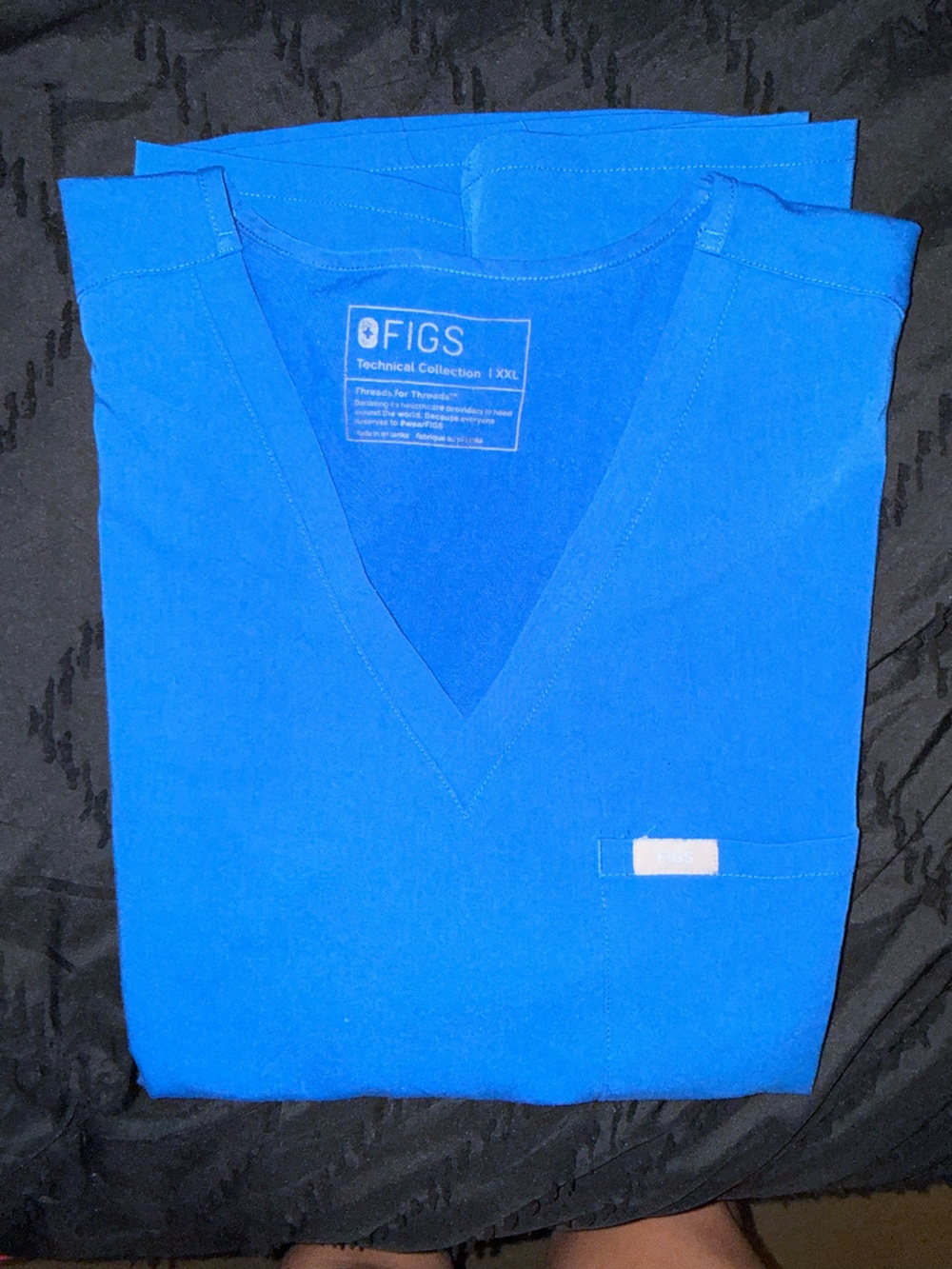 Figs women Caterina Top in Royal Blue
